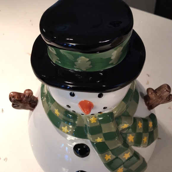 Snowman cookie jar - Picture 4 of 4
